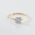PETALI Damen Ring Gold 585 (14 Karat) Diamant Wei&szlig; 0,01 ct Kreis