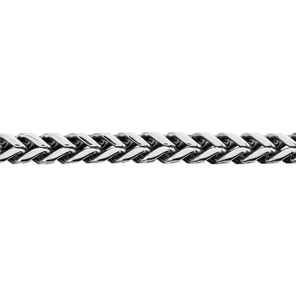 Herrenarmband Fuchsschwanzkette Edelstahl - Armketten Herren | OROVIVO