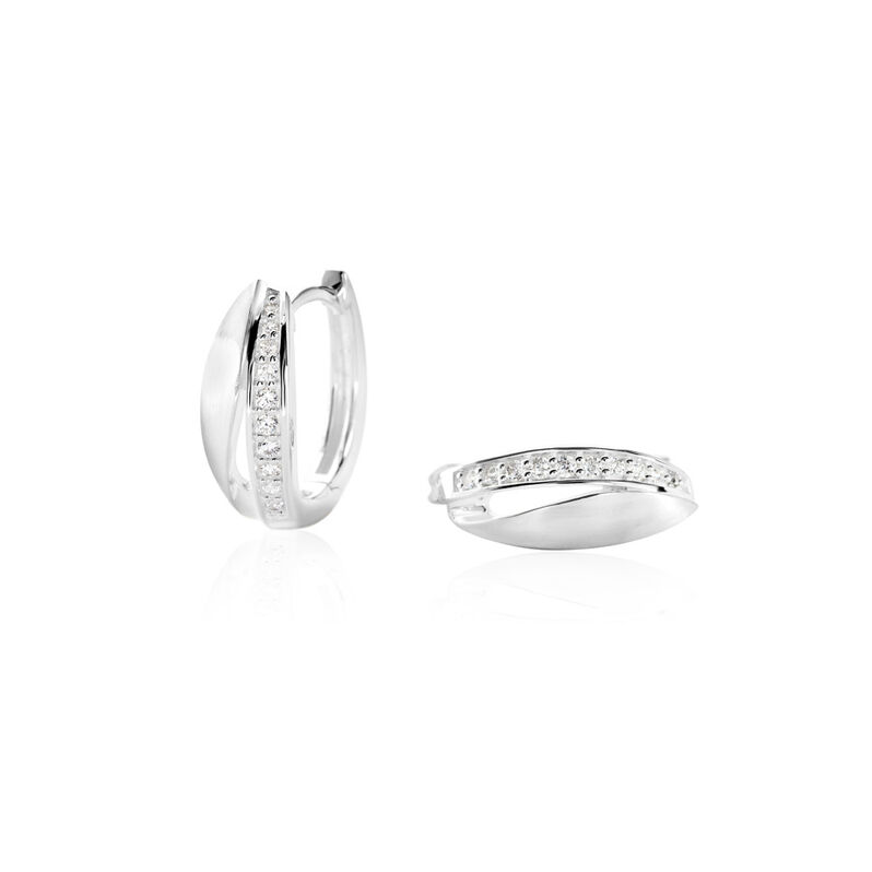 Damen Creolen Silber Silber 925 Jianna - Creolen Damen | OROVIVO
