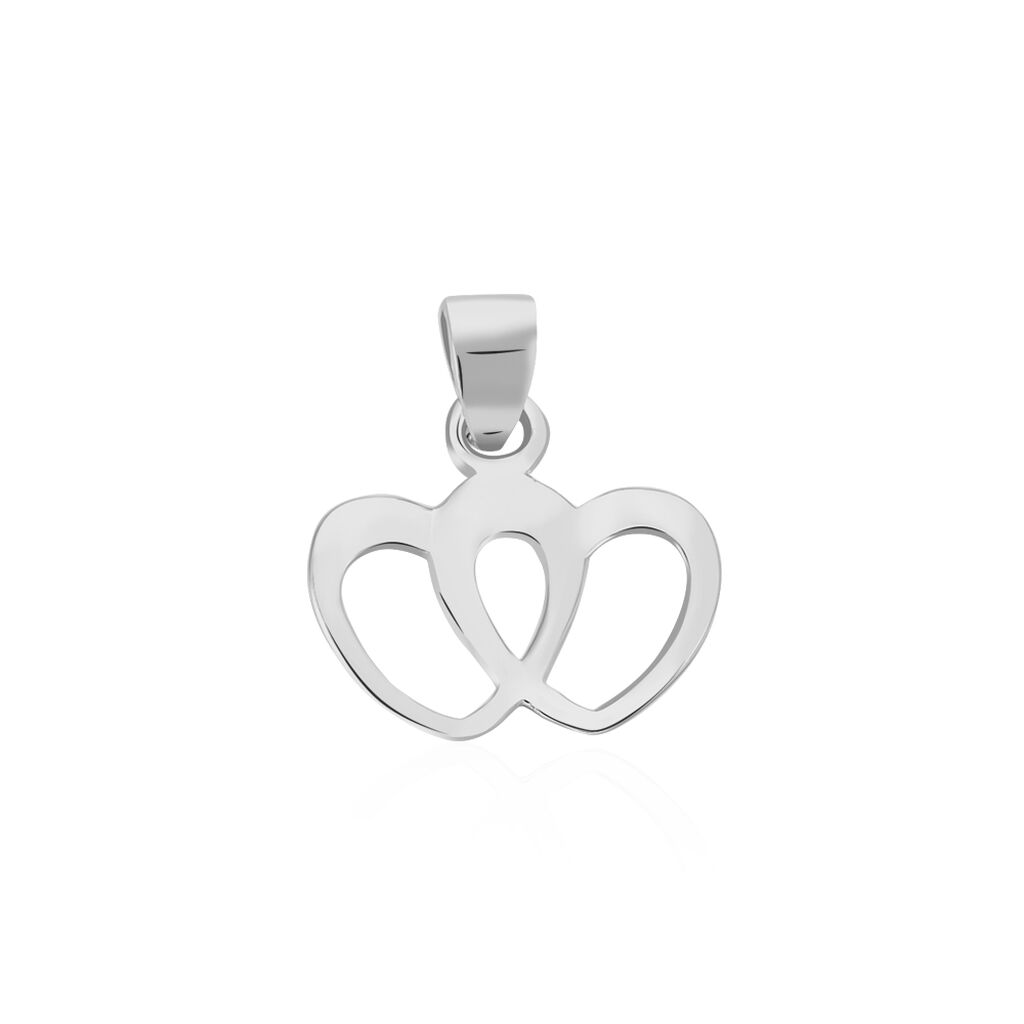 Anhänger Silber 925 Doppelherz - Schmuckanhänger Damen | OROVIVO