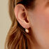 CELIA Damen Ohrstecker Vergoldet Tropfen