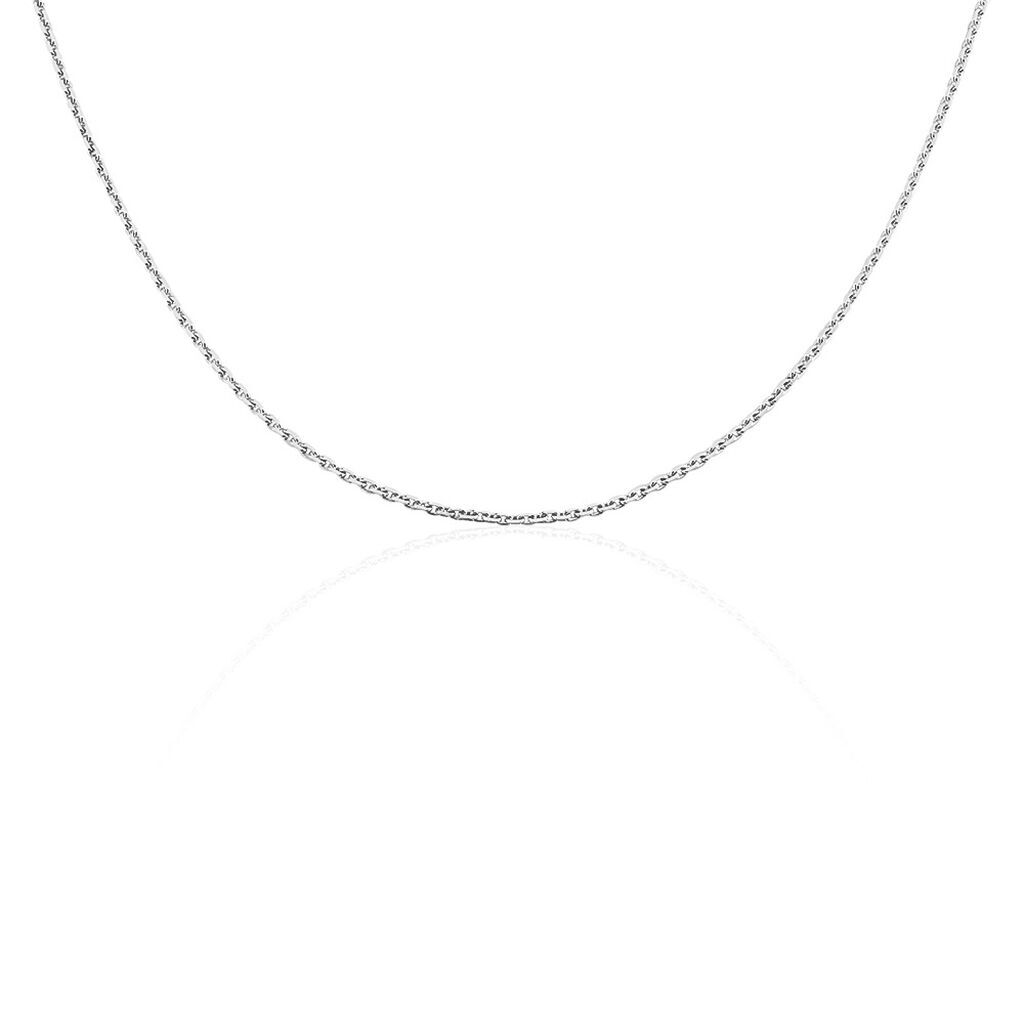 Damen Ankerkette Silber 925 diamantiert  - Halsketten Damen | OROVIVO