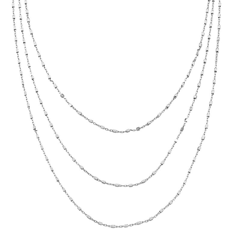 Girocollo in argento rodiato - Spannringe Damen | OROVIVO