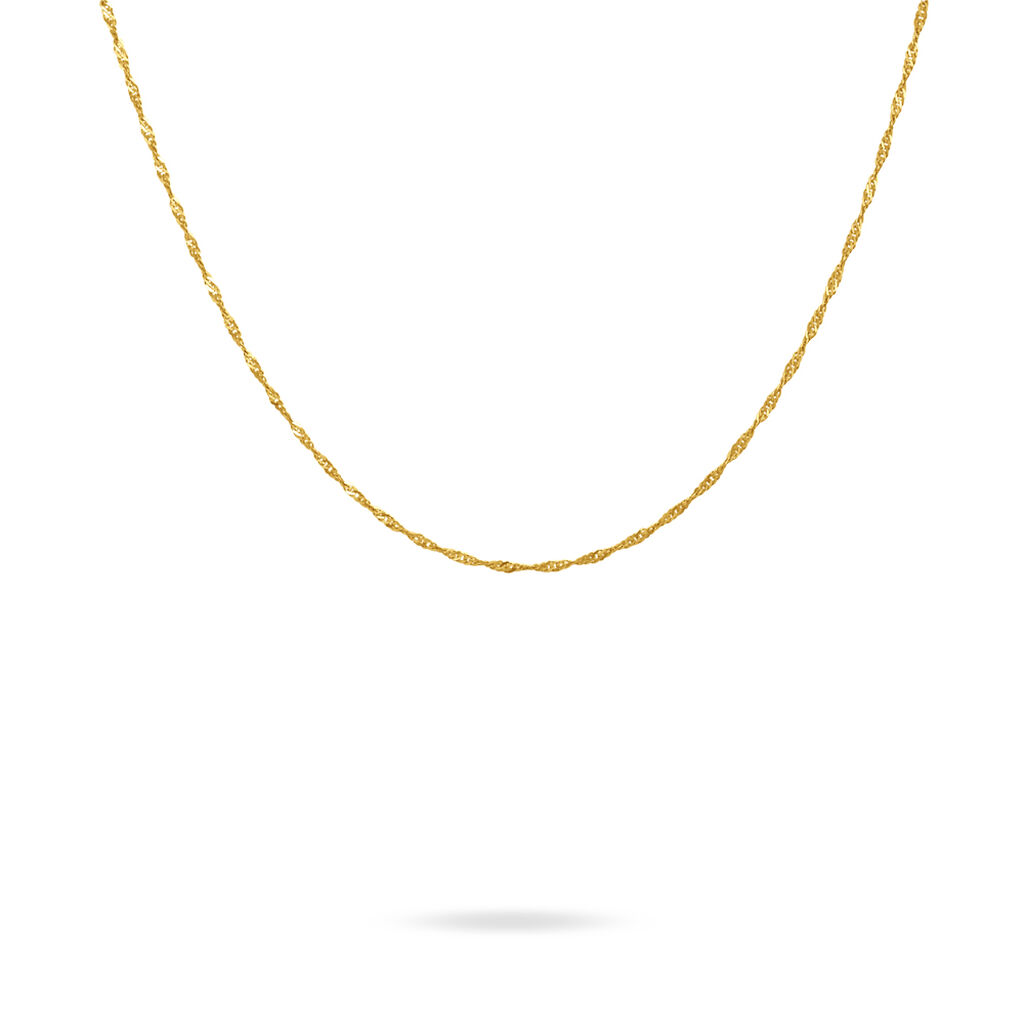 Damen Singapurkette Gold 375  - Halsketten Damen | OROVIVO
