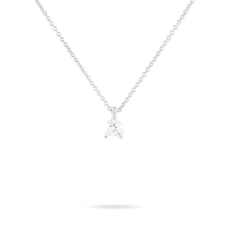 Collier Tyha Or Blanc Diamant - Spannringe Damen | OROVIVO