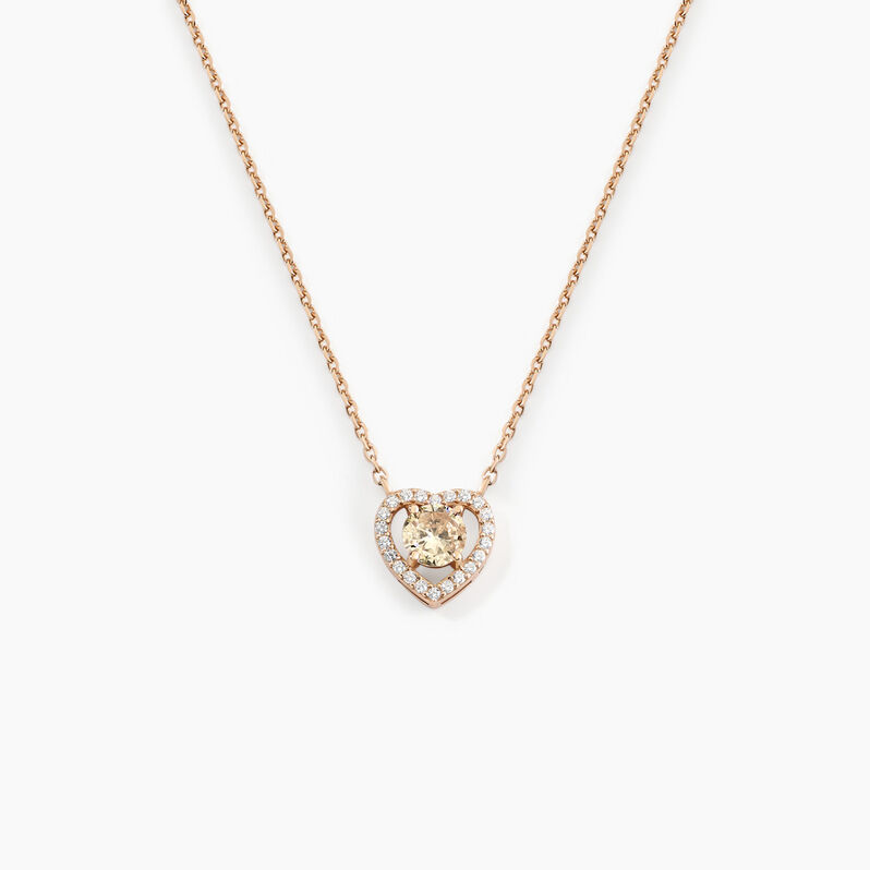 Collier Suzon Argent Rose Oxyde De Zirconium - Spannringe Damen | OROVIVO