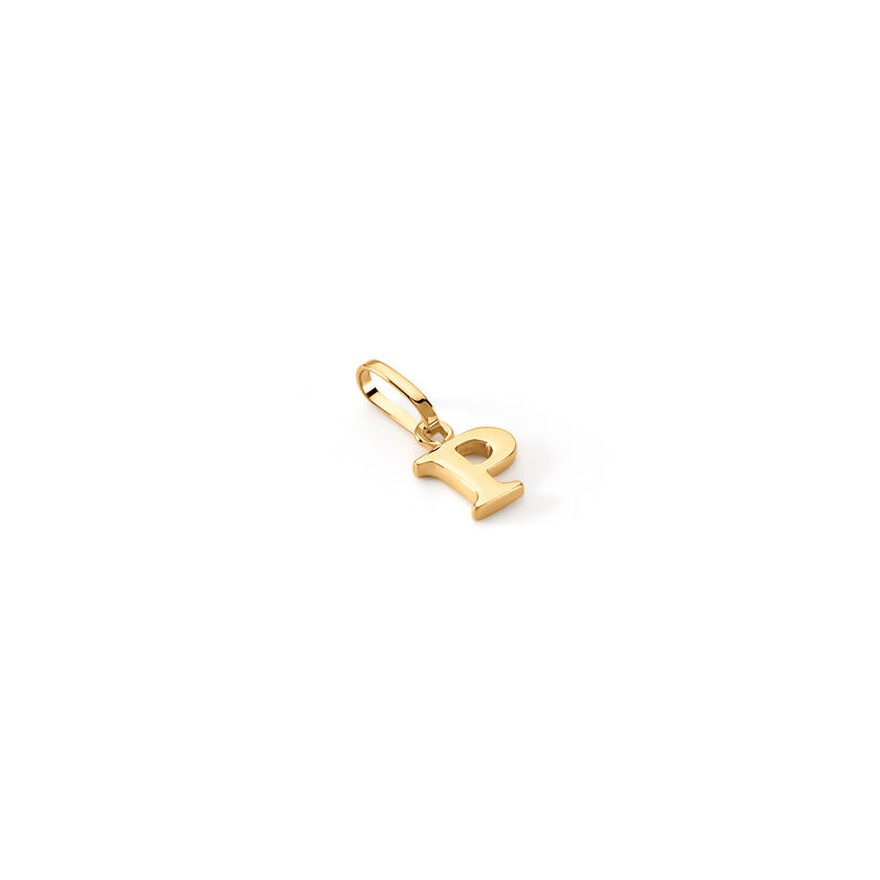 ALPHABET Unisex Anhänger Gold 375 (9 Karat) Buchstabe P - Schmuckanhänger Unisex | OROVIVO