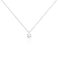 Damen Collier Weißgold 750 synthetischer Diamant 0,72ct Sonate