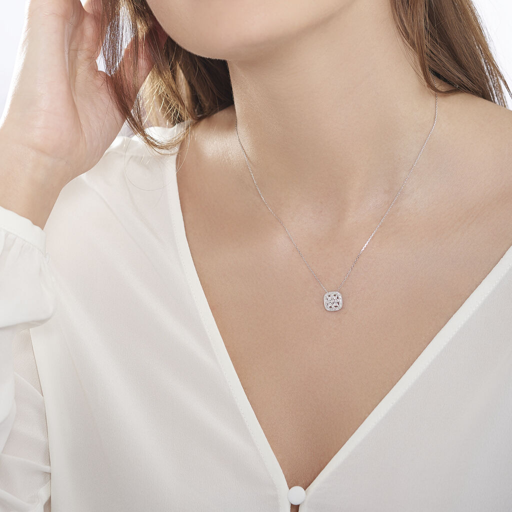 Collier Or Weiss Alixia Diamant - Spannringe Damen | OROVIVO