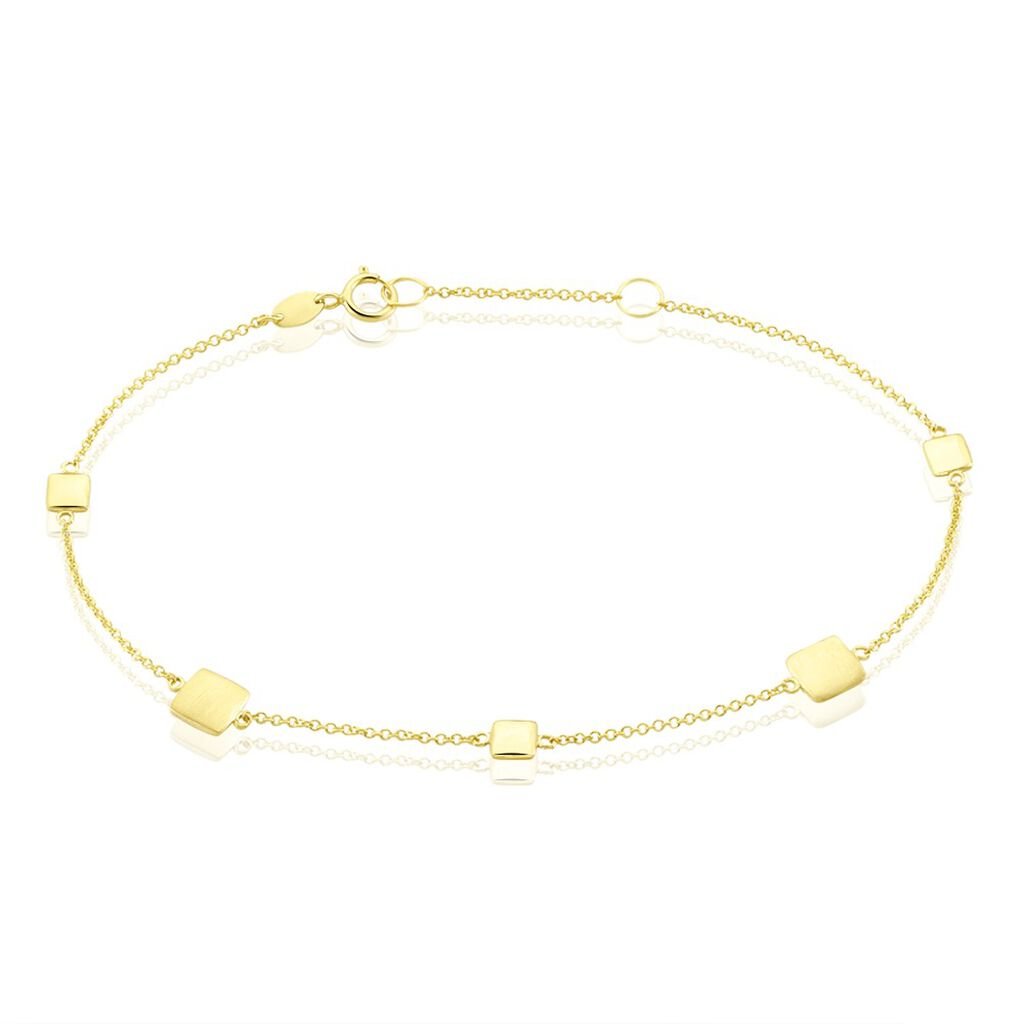 SILA Damen Armband Gold 375 (9 Karat), Armband ohne Stein