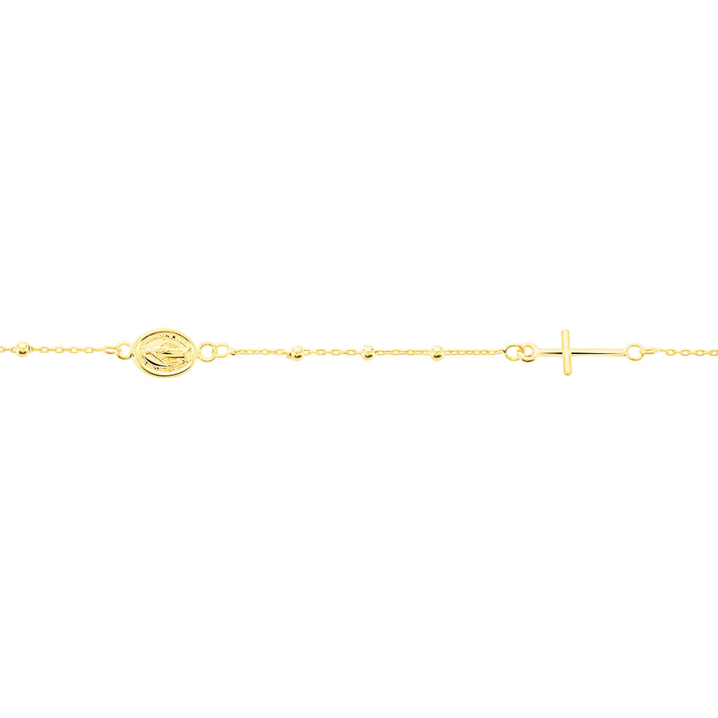 Damenarmband Gold 375 Kreuz - Armbänder mit Anhänger Damen | OROVIVO