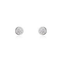 Damen Ohrstecker Weißgold 375 Diamant 0,1ct Ofelia 