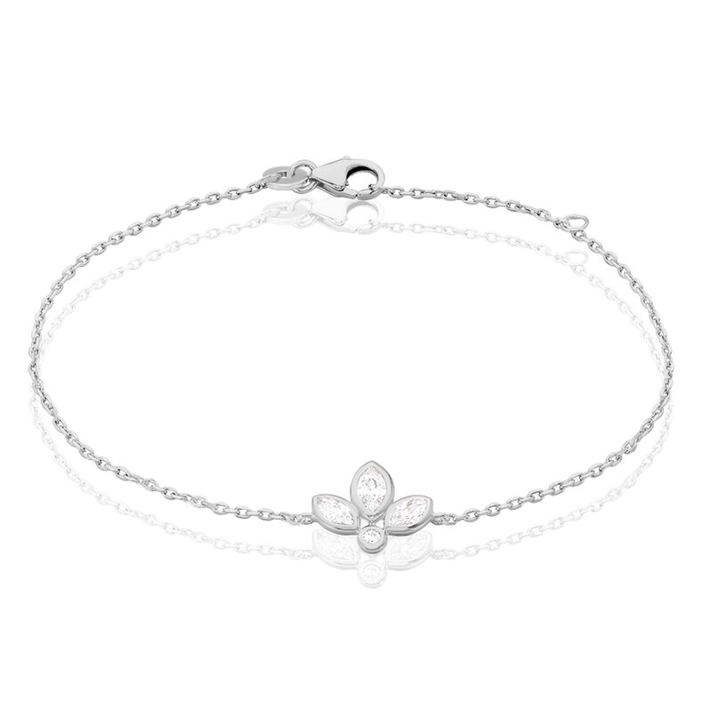 Bracelet Anahi Argent Navettes Oxydes - Spannringe Damen | OROVIVO