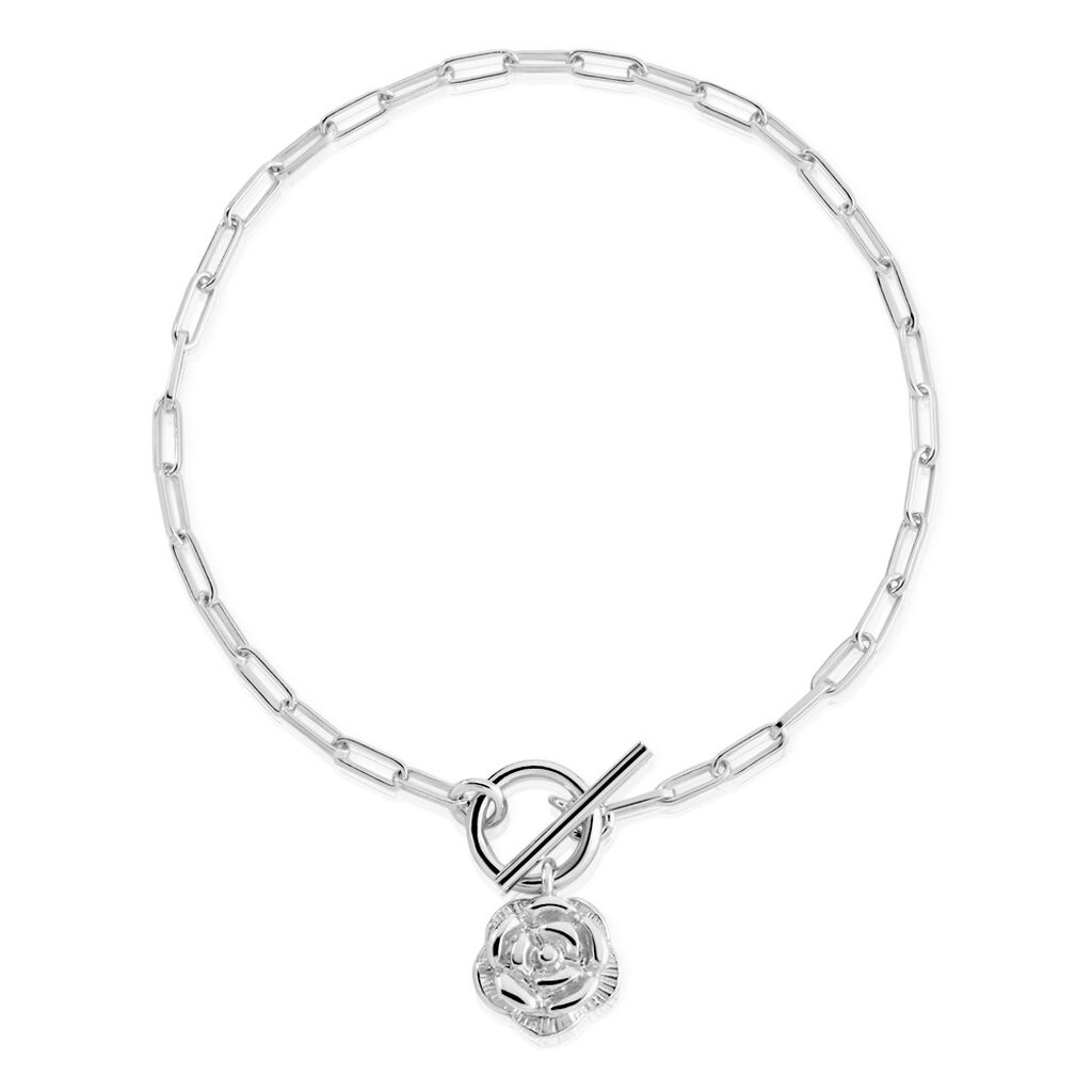 ROSALIA Damen Armband Silber 925 Rosette B 2,3 mm, Armband ohne Stein