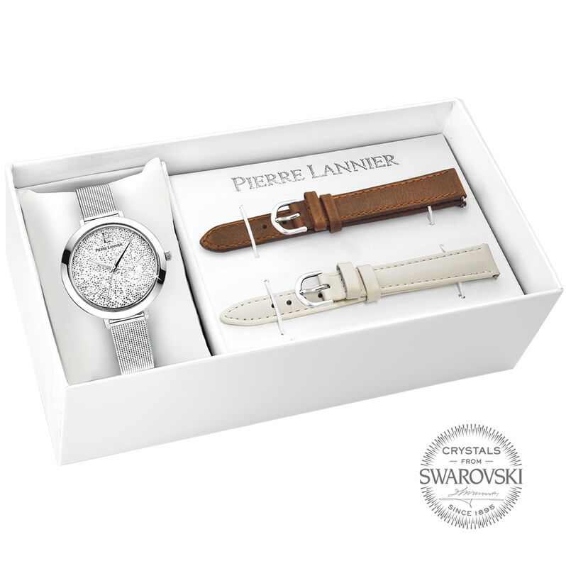 Coffret De Montre Pierre Lannier Coffret Week End Blanc - Spannringe Damen | OROVIVO