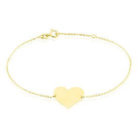 Damenarmband Gold 375 Herz gravierbar Valeria - Personalisierte Geschenke Damen | OROVIVO