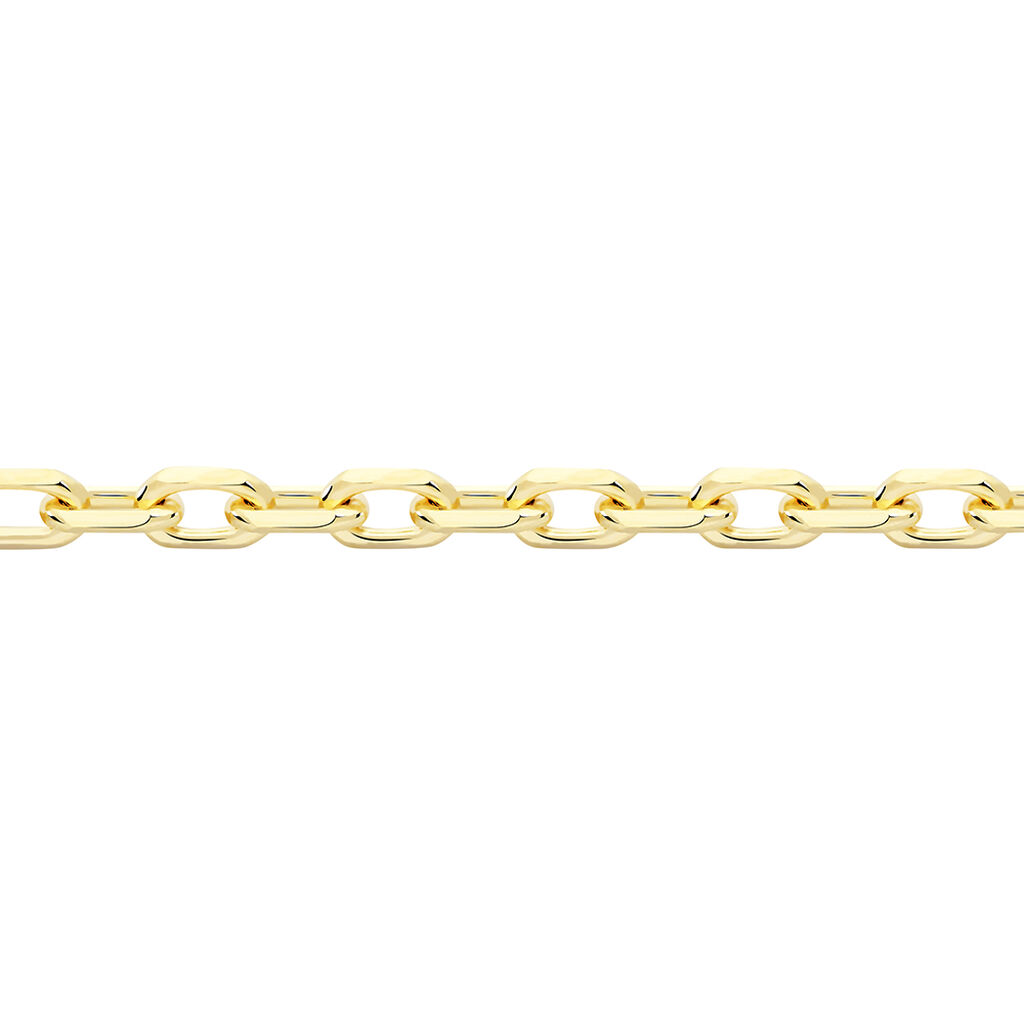 Damen Ankerkette Gold 375 Diamantiert  - Halsketten Damen | OROVIVO