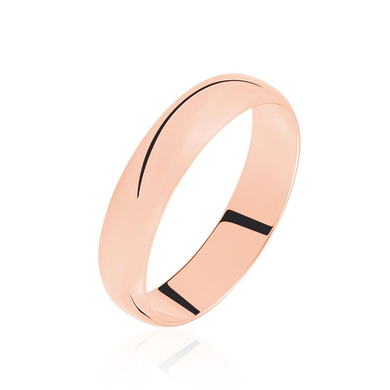 Alliance Aphroditia Demi Jonc Bombé Or Rose - Spannringe Familie | OROVIVO