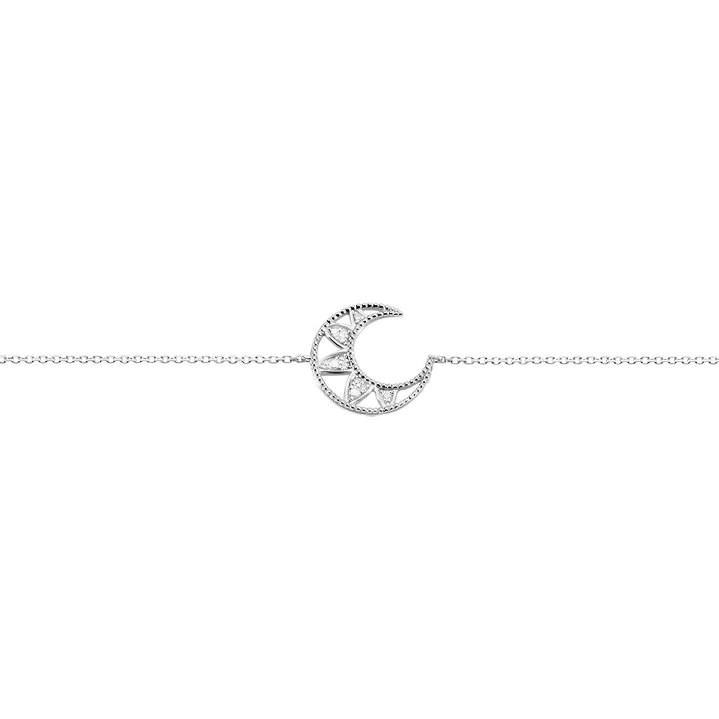 Bracelet Or Weiss Roxine Lune Ajouree - Spannringe Damen | OROVIVO