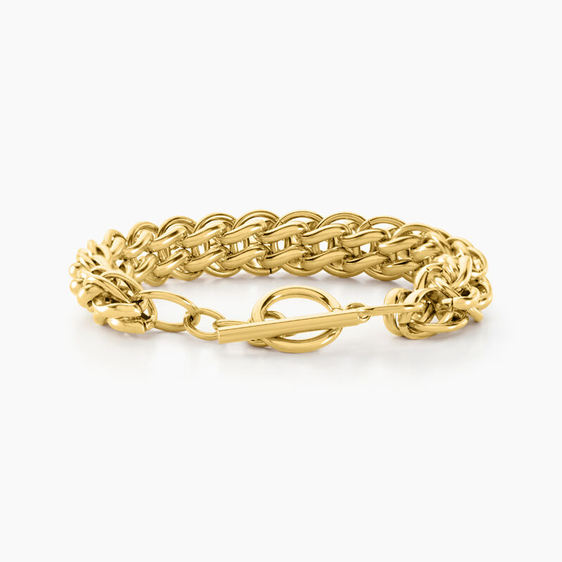 Bracelet Eivissa Acier Jaune - Spannringe Damen | OROVIVO