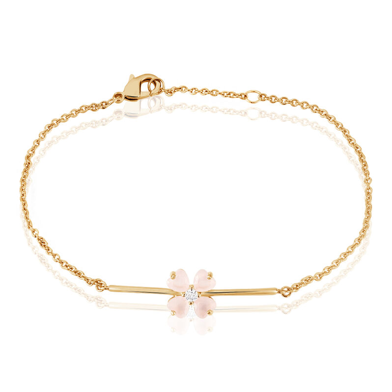 Bracciale Golden Dream Placcato Oro Giallo Vetro Cubic Zirconia - Spannringe Damen | OROVIVO