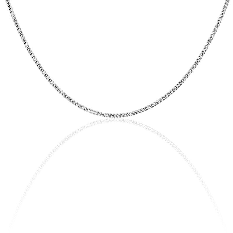 PANZER S 6 Unisex Kette Silber 925 B 1 mm - Halsketten Unisex | OROVIVO