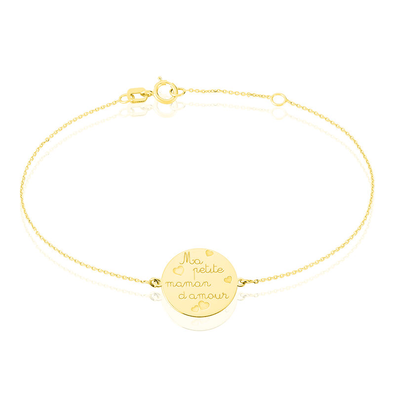 Armband Gold Gelb Lara - Spannringe Damen | OROVIVO
