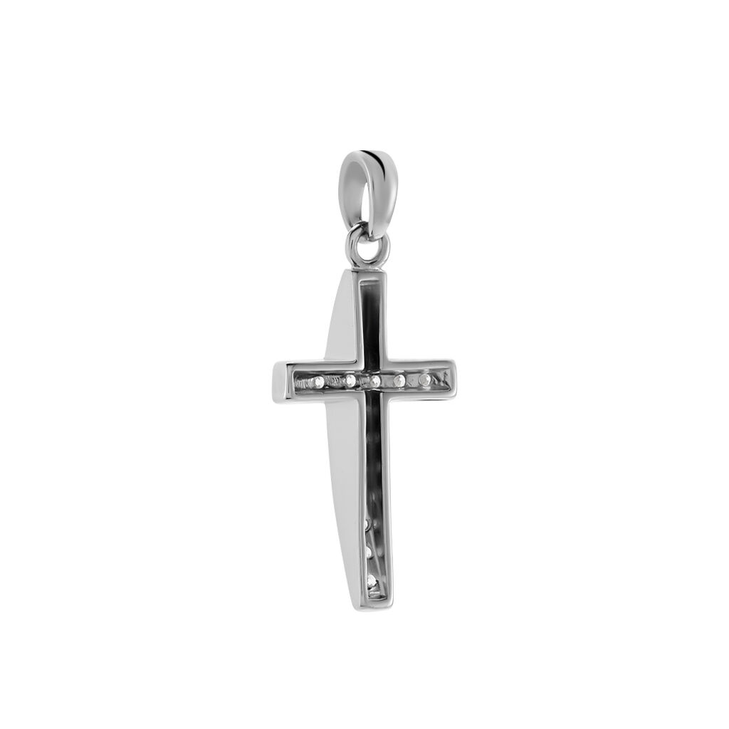 Kreuz Anhänger Silber 925 Zirkonia Dina - Schmuckanhänger Damen | OROVIVO