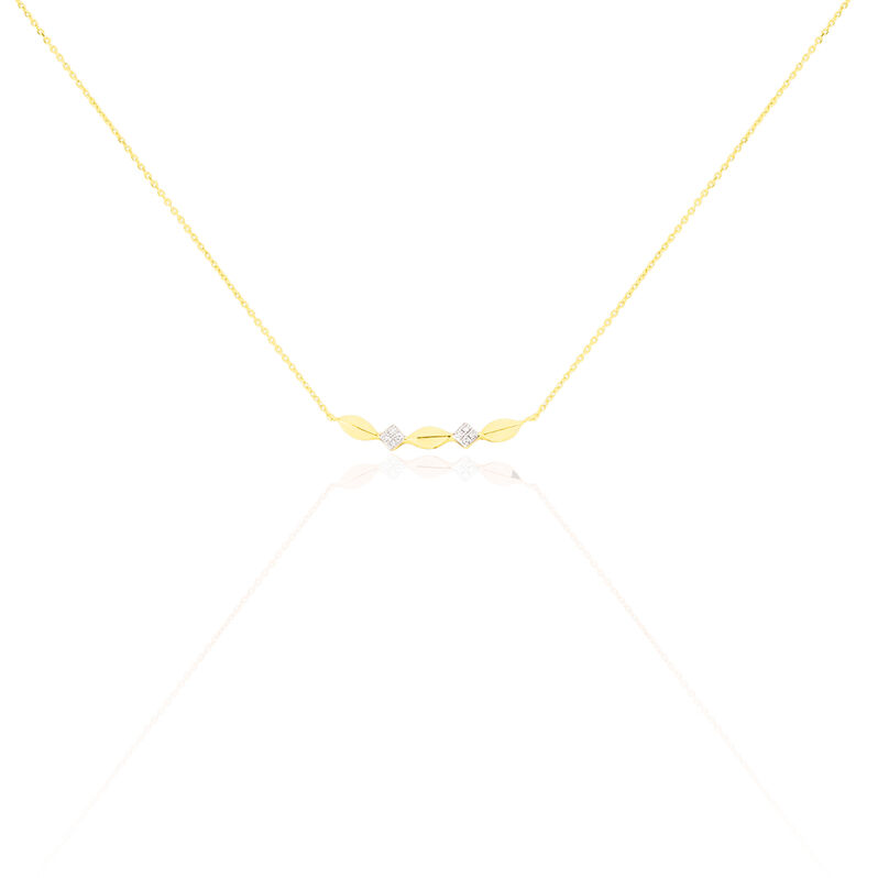 Collier Or Jaune Amelie Diamants - Spannringe Damen | OROVIVO