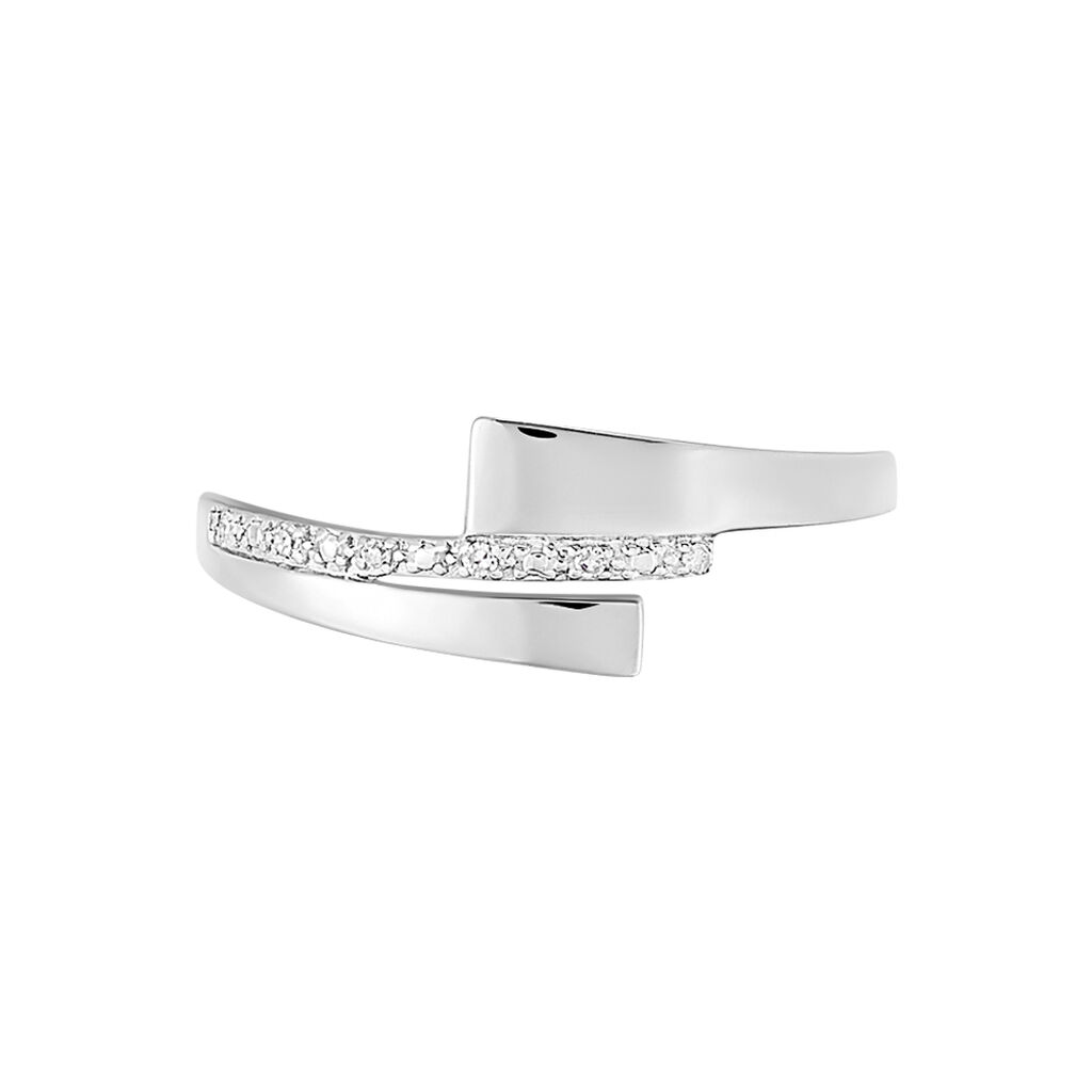 Bague  Ainhoa Or Weiss Diamants - Spannringe Damen | OROVIVO