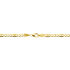 FIGARO 1/3 Unisex Kette Gold 375 (9 Karat) B 3,8 mm