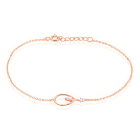 Damenarmband Silber 925 Rosé Vergoldet Zirkonia - Armbänder Damen | OROVIVO