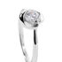 LUCY Damen Ring Silber 925 Zirkonia Wei&szlig; 0,87 ct Blume