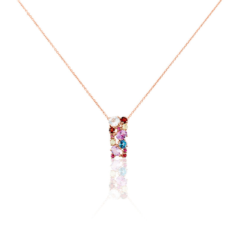 Collier Leonice Or Rose - Spannringe Damen | OROVIVO