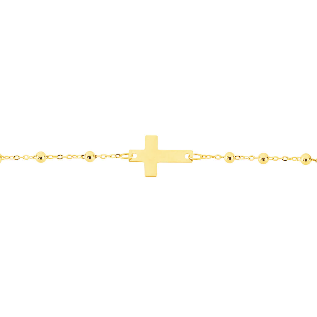 Bracelet Evelina Maille Boule Or Jaune - Spannringe Kinder | OROVIVO