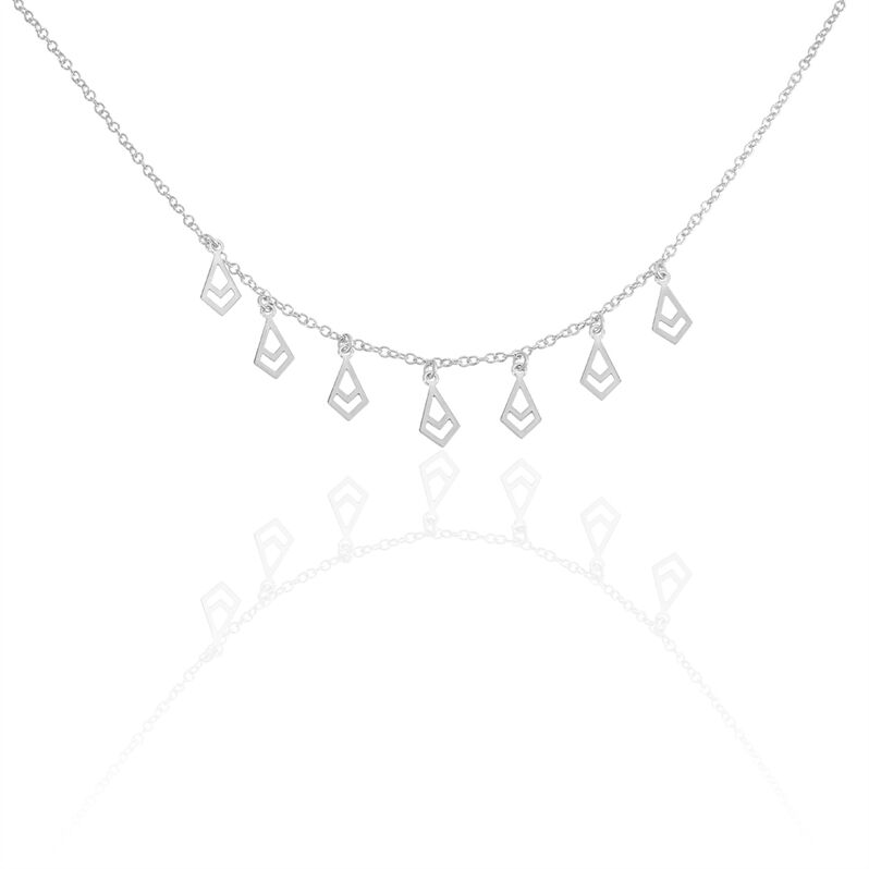 Collier Argent Rhodie Milijana Losange - Spannringe Damen | OROVIVO