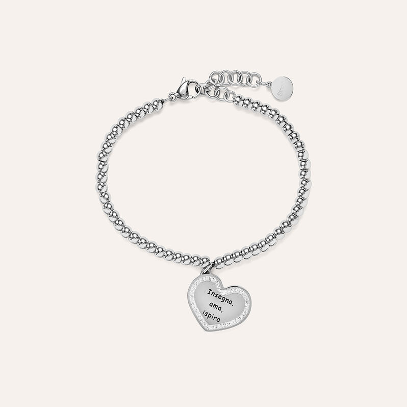 Bracciale Sunrise Acciaio Cristallo - Spannringe Damen | OROVIVO