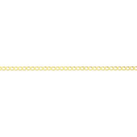 Unisex Panzerkette Facettiert Gold 375 60cm - Ketten ohne Anhänger Unisex | OROVIVO