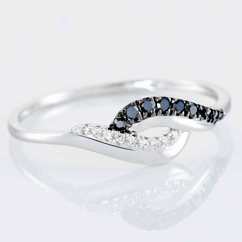 Ring Weissgold 375 Sculptural - Spannringe Damen | OROVIVO