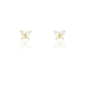 Ohrstecker Gold 375 Zirkonia Schmetterling - Ohrstecker Familie | OROVIVO