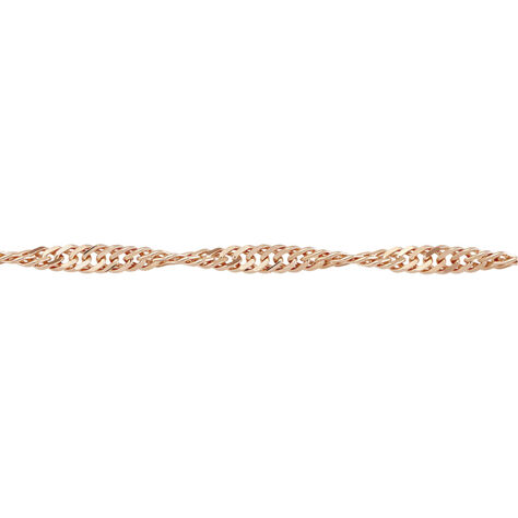Damen Singapurkette Silber 925 Rosé Vergoldet  - Halsketten Damen | OROVIVO