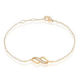 Damenarmband Messing Gold 750 plattiert Zirkonia  - Armbänder Damen | OROVIVO
