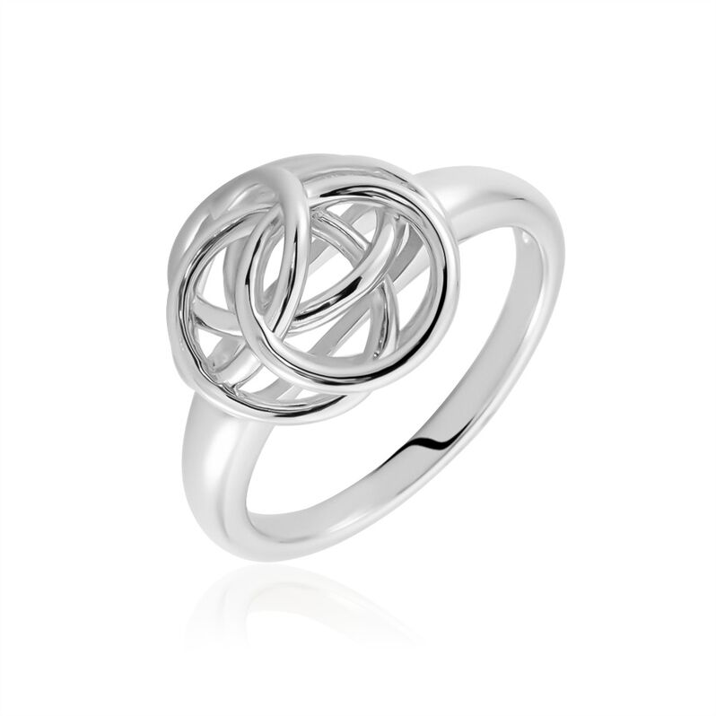 Damenring Silber 925 rhodiniert Knoten - Ringe Damen | OROVIVO