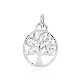 Anhänger Silber 925 Zirkonia Lebensbaum - Schmuckanhänger Damen | OROVIVO