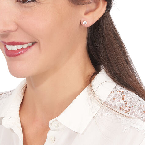 Damen Ohrstecker Roségold 375 Zirkonia Darina - Ohrstecker Damen | OROVIVO