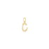 Anh&auml;nger Gold 375 Zirkonia Buchstabe C