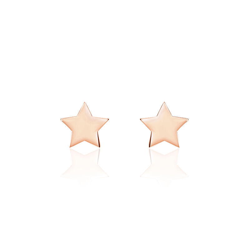 Boucles D'oreilles Puces Minitoile Argent Rose - Spannringe Damen | OROVIVO