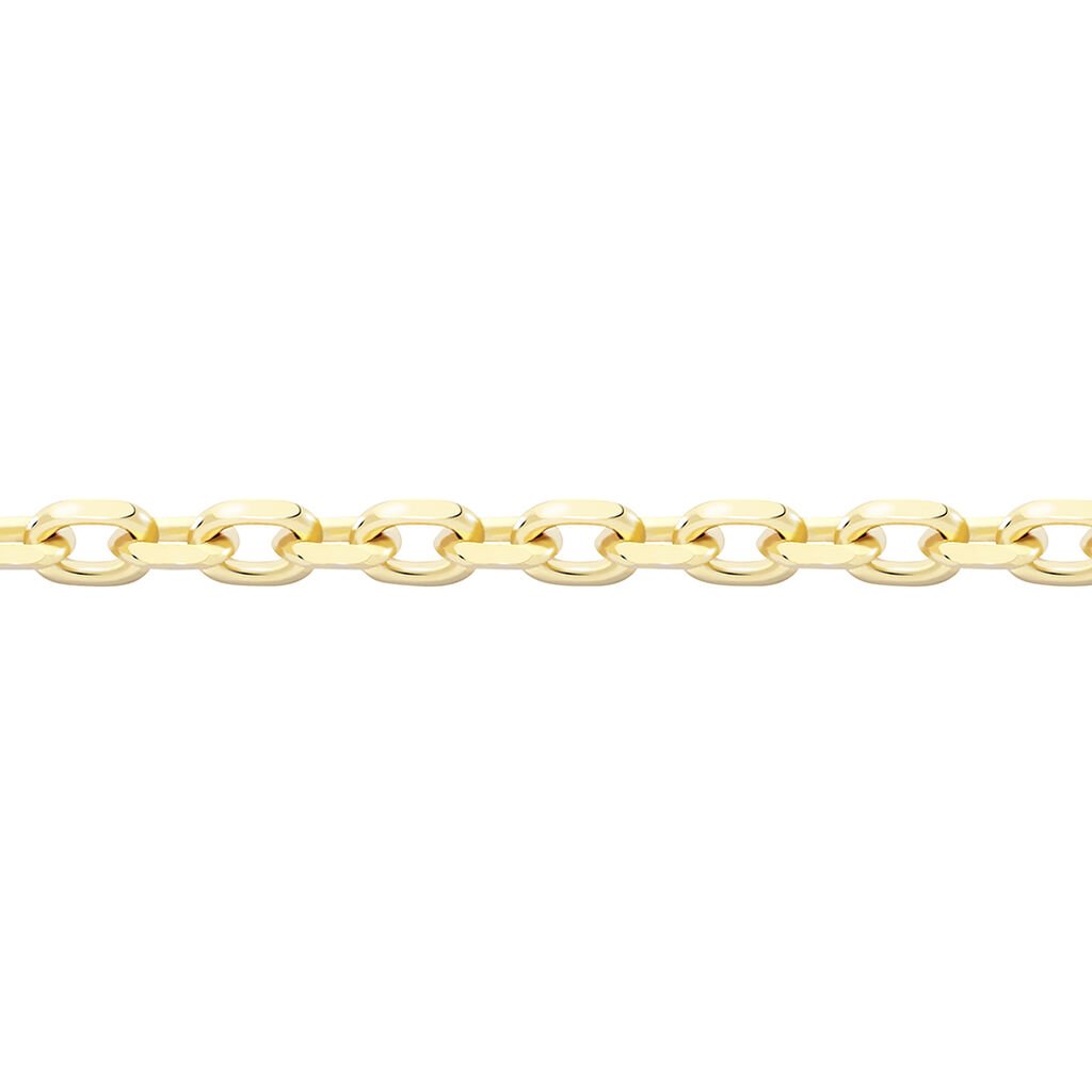 Damen Ankerkette Gold 375 Diamantiert  - Halsketten Damen | OROVIVO