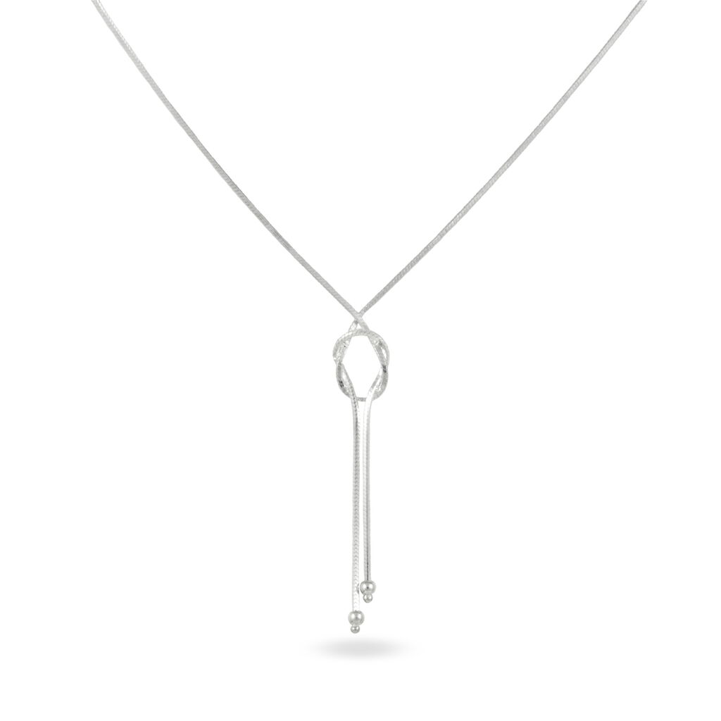 Damen Halskette Silber 925 Knoten  - Halsketten Damen | OROVIVO
