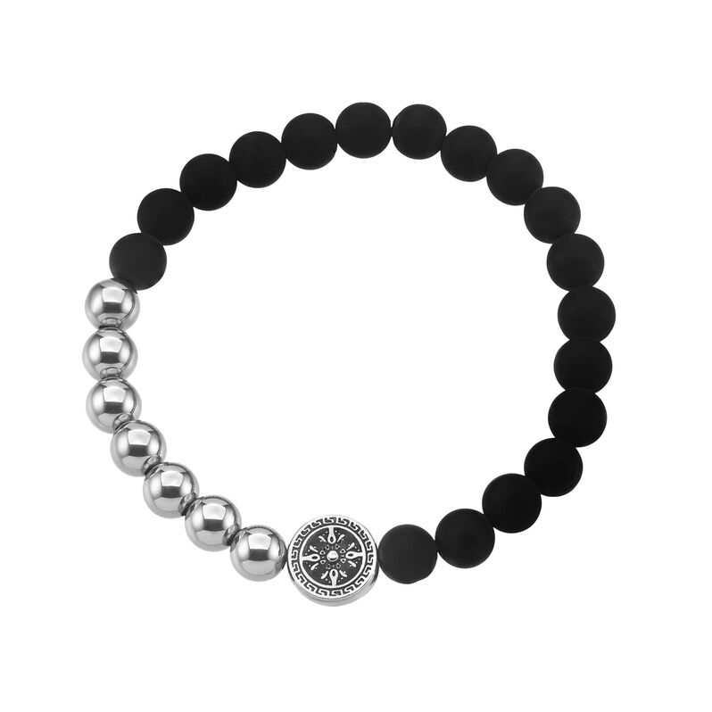 Bracciale in acciaio e pietre - Spannringe Herren | OROVIVO